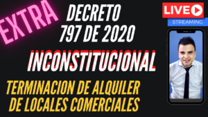 tumban decreto 797 de 2020 sobre arrendamientos de locales comerciales